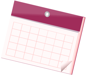 Stock image of blank calendar